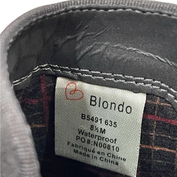 Blondo Villa Size 8.5 Waterproof Ankle Boots With Zippers Gray Suede Women’s - Picture 5 of 7